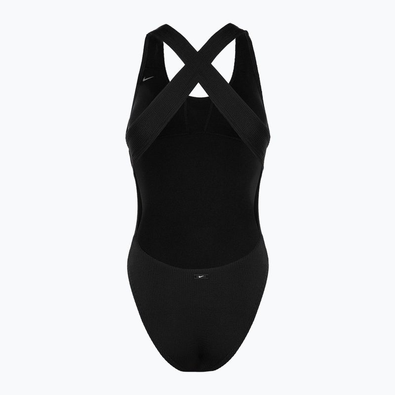 Nike Elevated Essential Pucker Crossback - costume intero nero 2