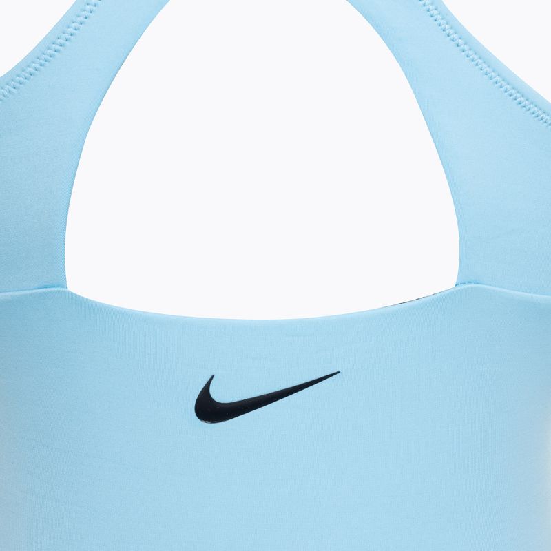 Costume intero Nike Hydralock Fusion Inclusive donna, blu acquario 4