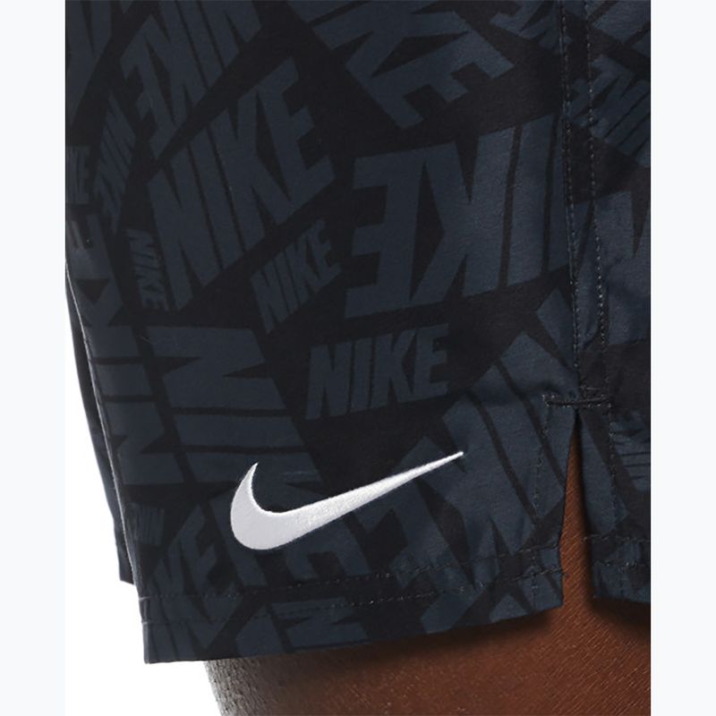 Pantaloncini da bagno Nike Tossed 5" Volley da uomo, nero 6