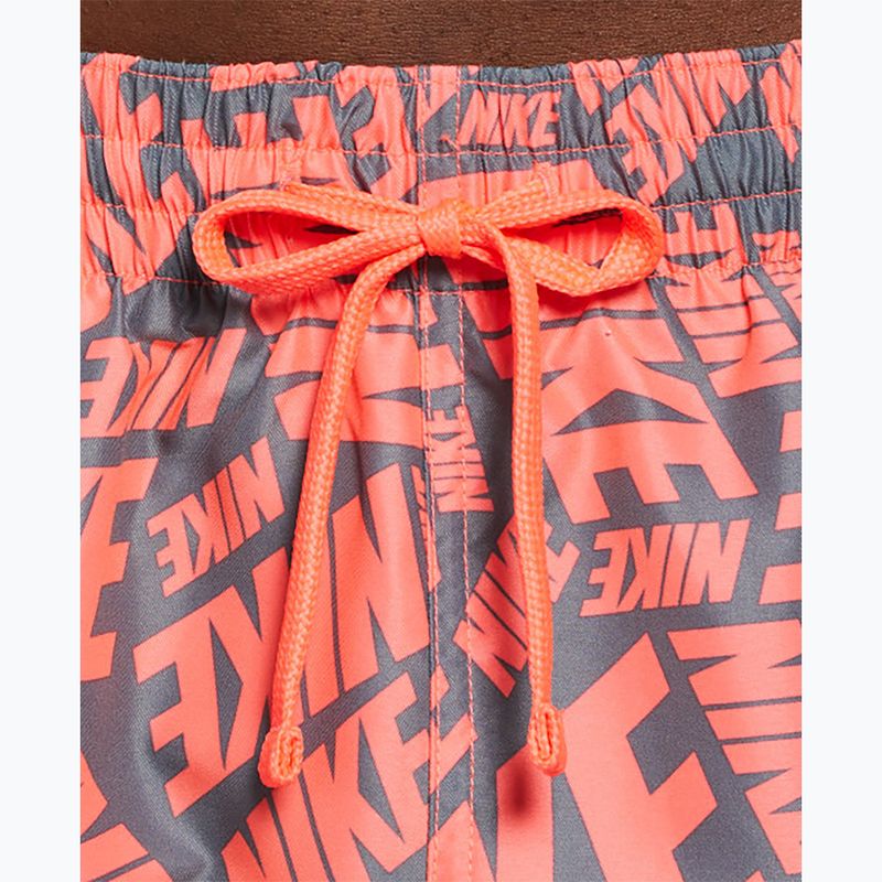 Pantaloncini da bagno Nike Tossed 5" Volley hot punch da uomo 5