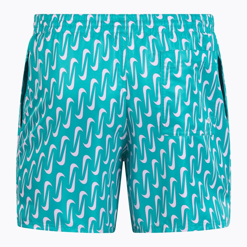 Pantaloncini da bagno da uomo Nike Swoosh Link 5" Volley dusty cactus 2