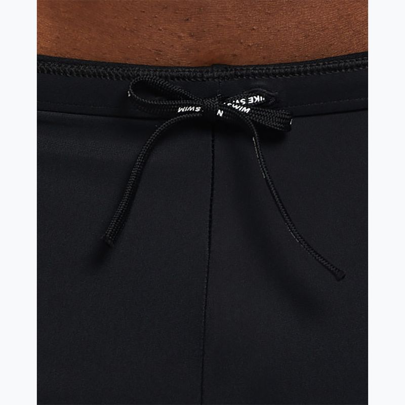 Uomo Nike Tossed Swoosh Square Leg boxer da bagno nero 5