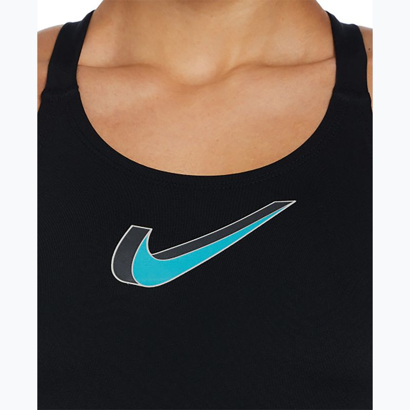 Costume intero donna Nike Hydrastrong 3D Swoosh Fastback nero 4