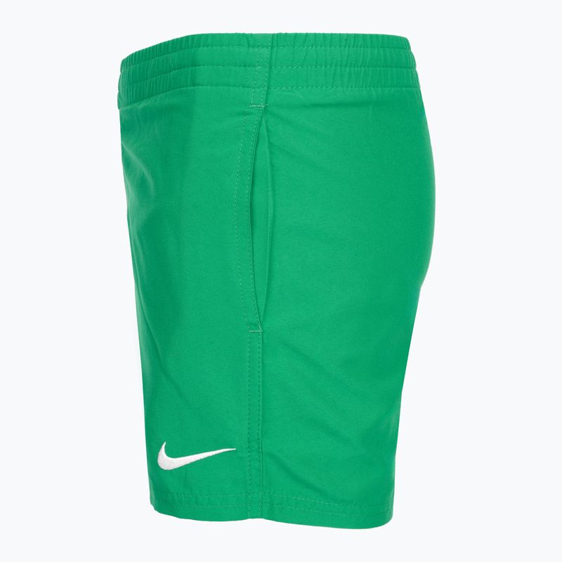 Pantaloncini da bagno da bambino Nike Essential 4" Volley verde stadio 3