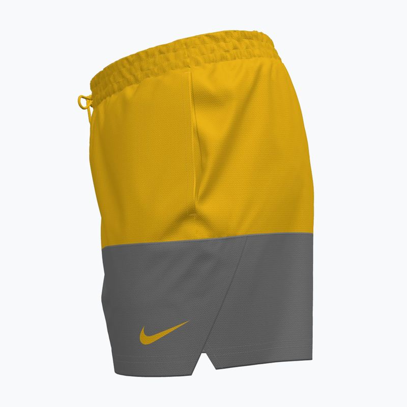 Pantaloncini da bagno Nike Split 5" Volley da uomo, oro universitario 3