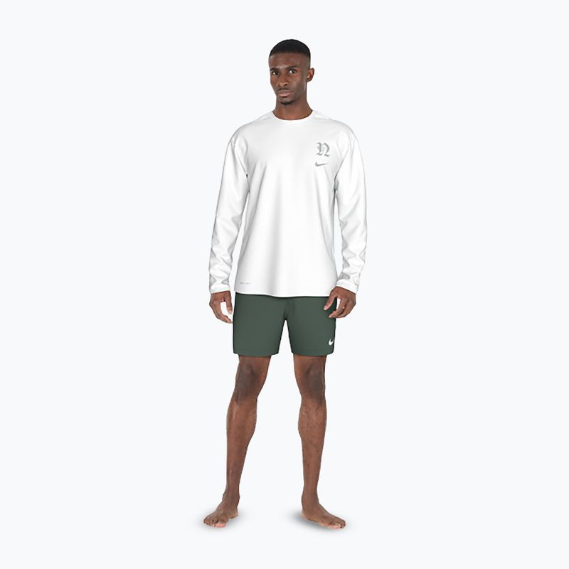 Uomo Nike Luxe Letter Hydroguard Longsleeve bianco 2