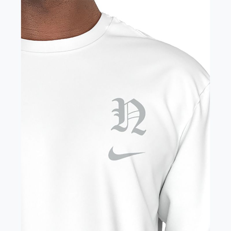 Uomo Nike Luxe Letter Hydroguard Longsleeve bianco 5