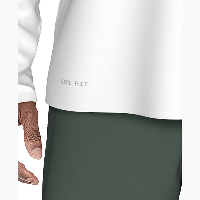 Uomo Nike Luxe Letter Hydroguard Longsleeve bianco 6