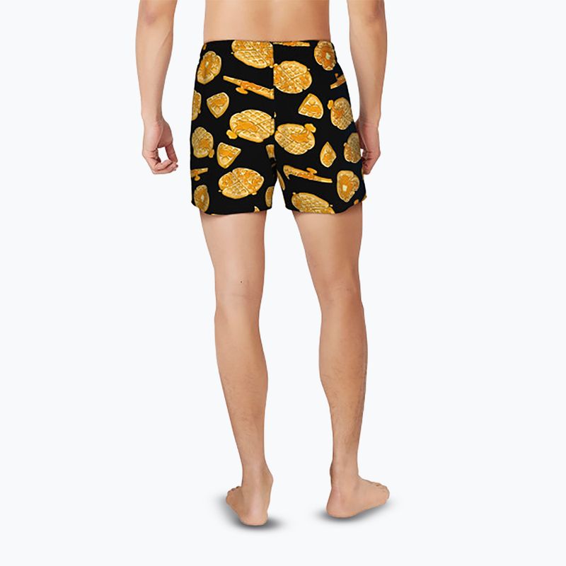 Pantaloncini da bagno Nike Multi Print 5" Volley da uomo, nero 3