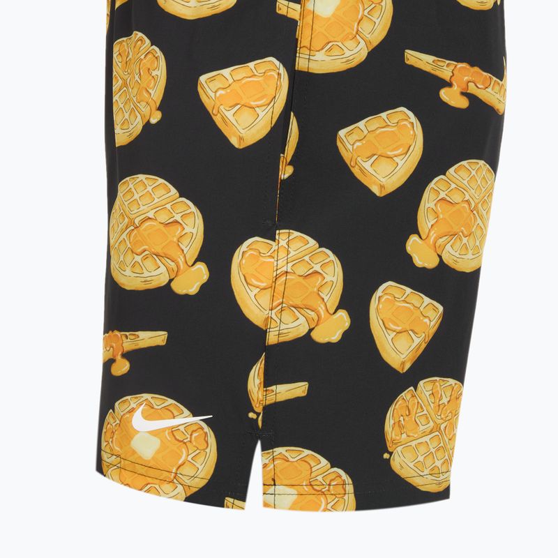 Pantaloncini da bagno Nike Multi Print 5" Volley da uomo, nero 3