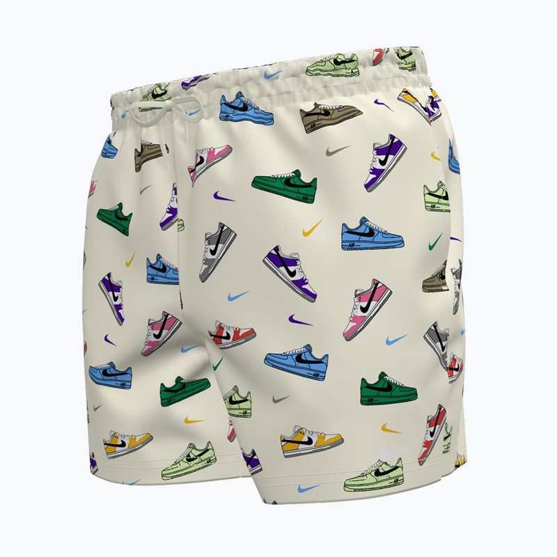 Pantaloncini da bagno Nike Multi Print 5" Volley sail da uomo
