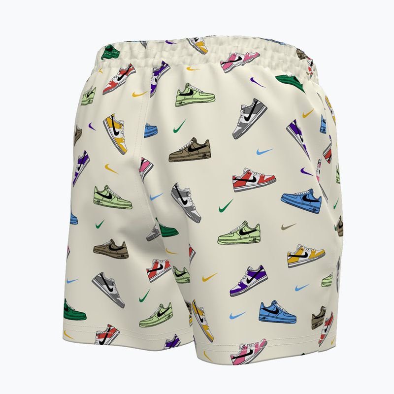 Pantaloncini da bagno Nike Multi Print 5" Volley sail da uomo 2