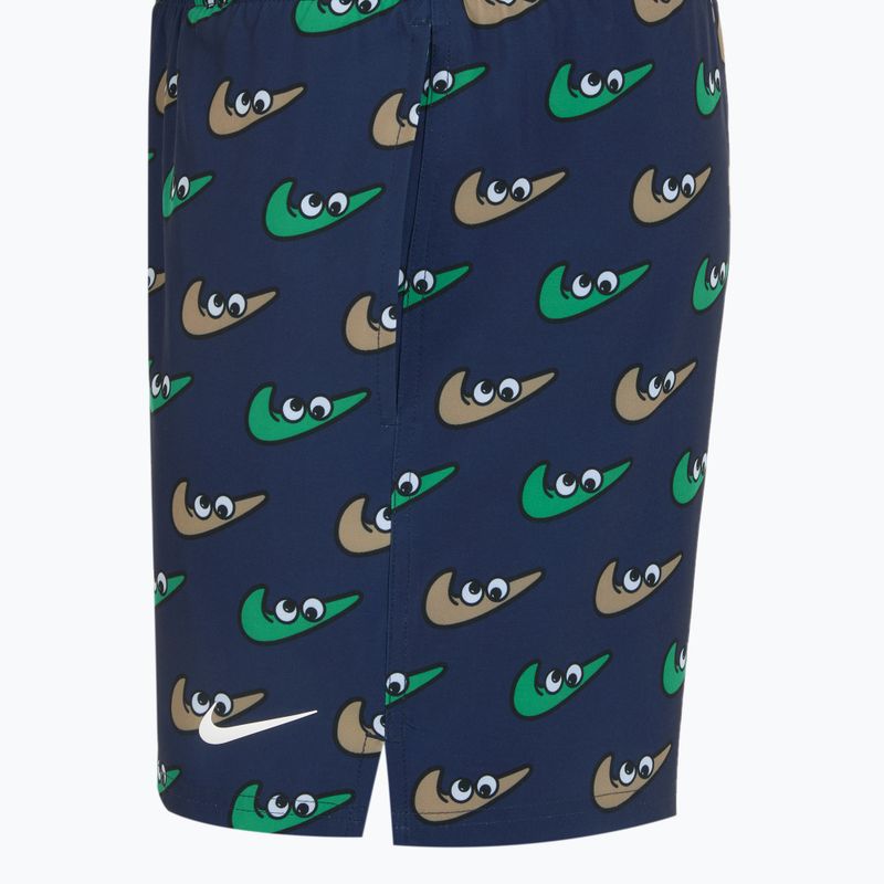 Pantaloncini da bagno Nike Multi Print 5" Volley da uomo, mezzanotte marina 3
