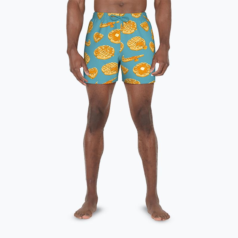 Pantaloncini da bagno Nike Multi Print 5" Volley da uomo, cactus polveroso