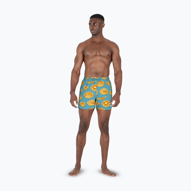 Pantaloncini da bagno Nike Multi Print 5" Volley da uomo, cactus polveroso 2