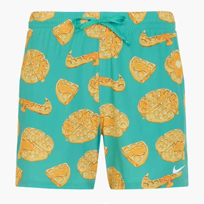 Pantaloncini da bagno Nike Multi Print 5" Volley da uomo, cactus polveroso