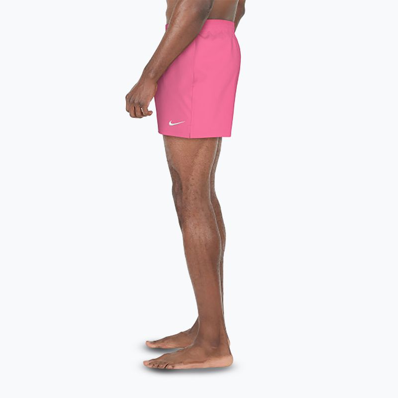 Pantaloncini da bagno Nike Essential 5" Volley da uomo in pinksicle 4