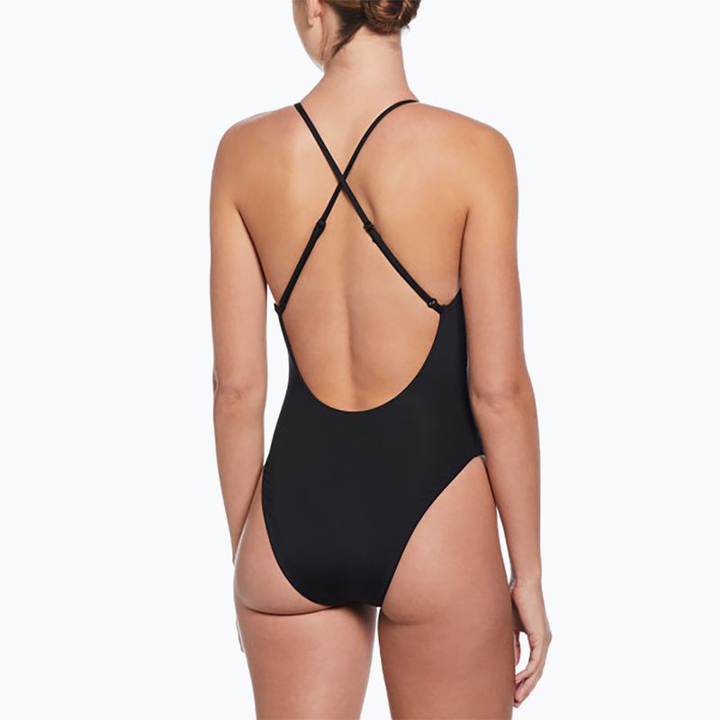 Costume intero da donna Nike Sneakerkini 2.0 Crossback nero 3