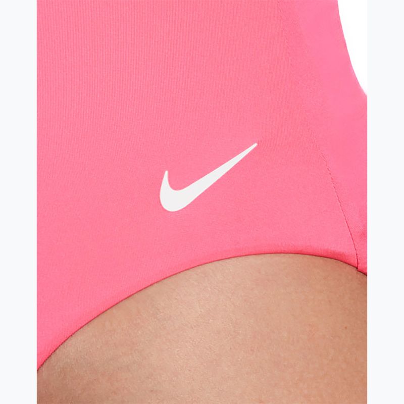 Costume intero donna Nike Essential Asymmetrical iper rosa 4
