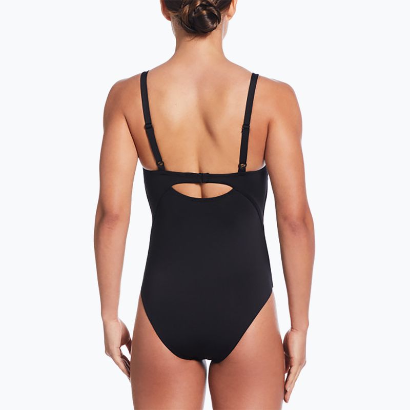 Costume intero donna Nike Essential V-Neck nero 3