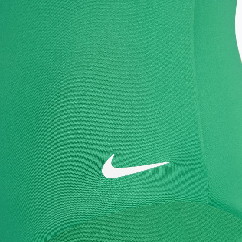 Costume intero da donna Nike Essential con scollo a V, verde stadio 3