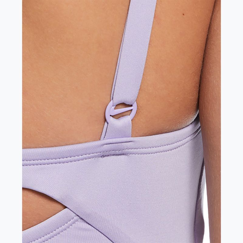 Costume intero da donna Nike Essential con scollo a V ortensie 5