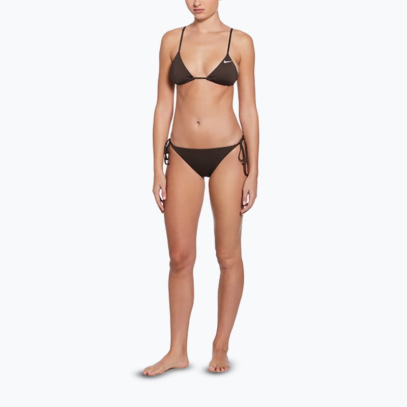Nike Essential Triangle Bikini top costume da bagno marrone barocco 2