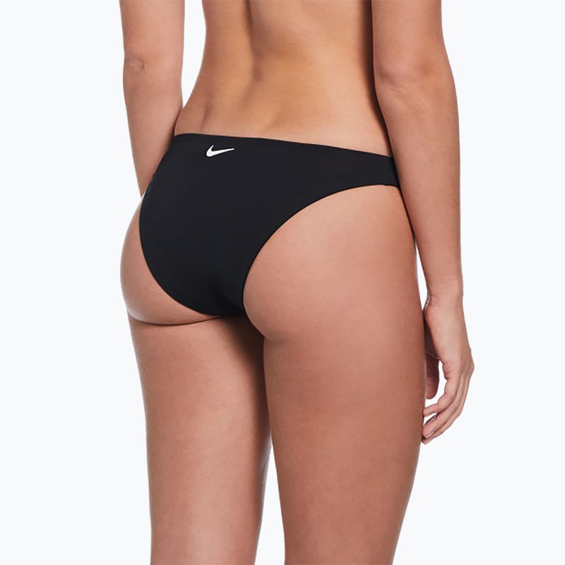 Costume da bagno due pezzi donna Nike Essential Bralette Bikini nero 5