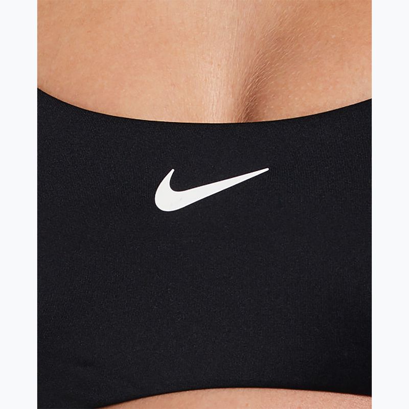 Costume da bagno due pezzi donna Nike Essential Bralette Bikini nero 6