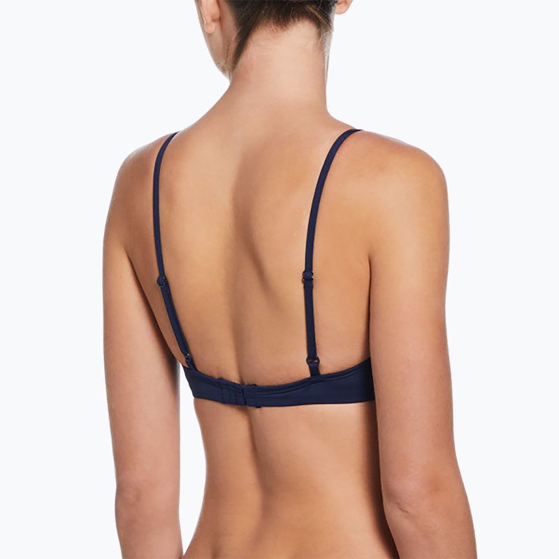 Costume da bagno due pezzi donna Nike Essential Bralette Bikini midnight navy 3