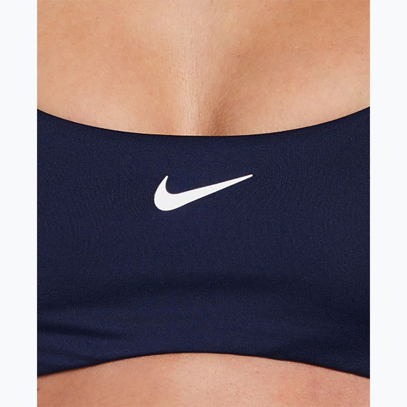 Costume da bagno due pezzi donna Nike Essential Bralette Bikini midnight navy 6