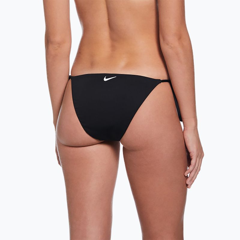 Nike Essential Tie String Bikini Swimsuit Bottom nero 3