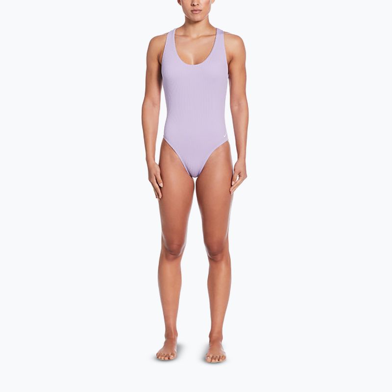 Costume intero Nike Elevated Essential Crossback ortensie da donna 2