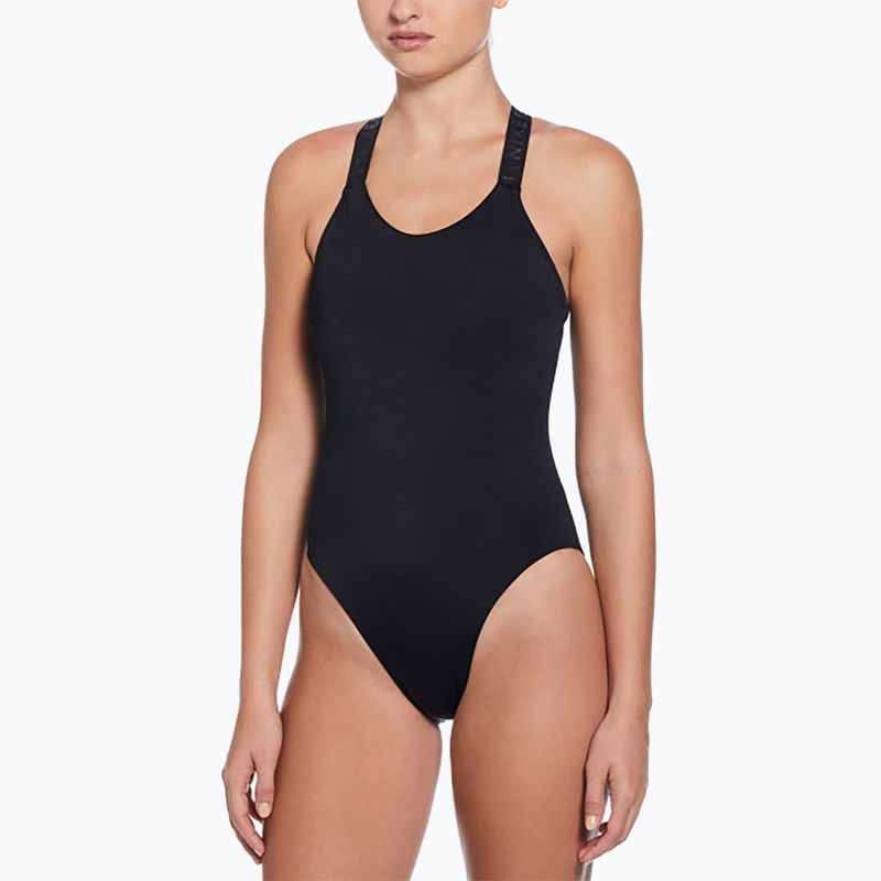 Costume intero donna Nike Hydralock Fusion Racerback nero