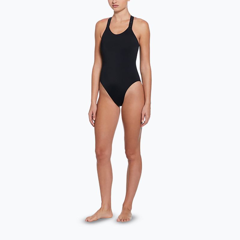 Costume intero donna Nike Hydralock Fusion Racerback nero 2