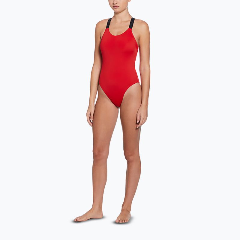 Costume intero donna Nike Hydralock Fusion university red 2