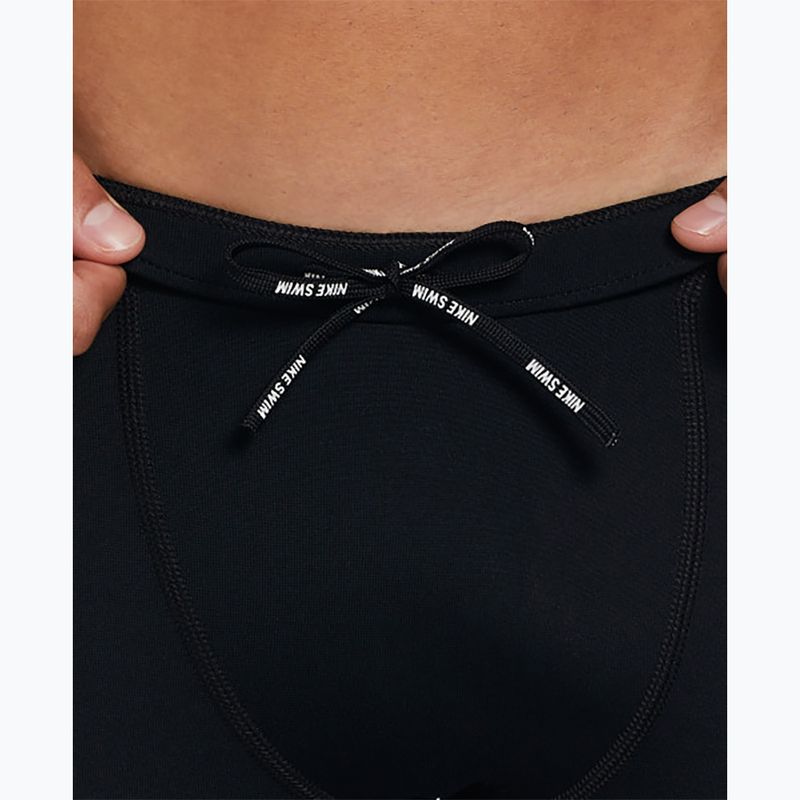 Maglia da nuoto Nike Hydrastrong da uomo, nero 9