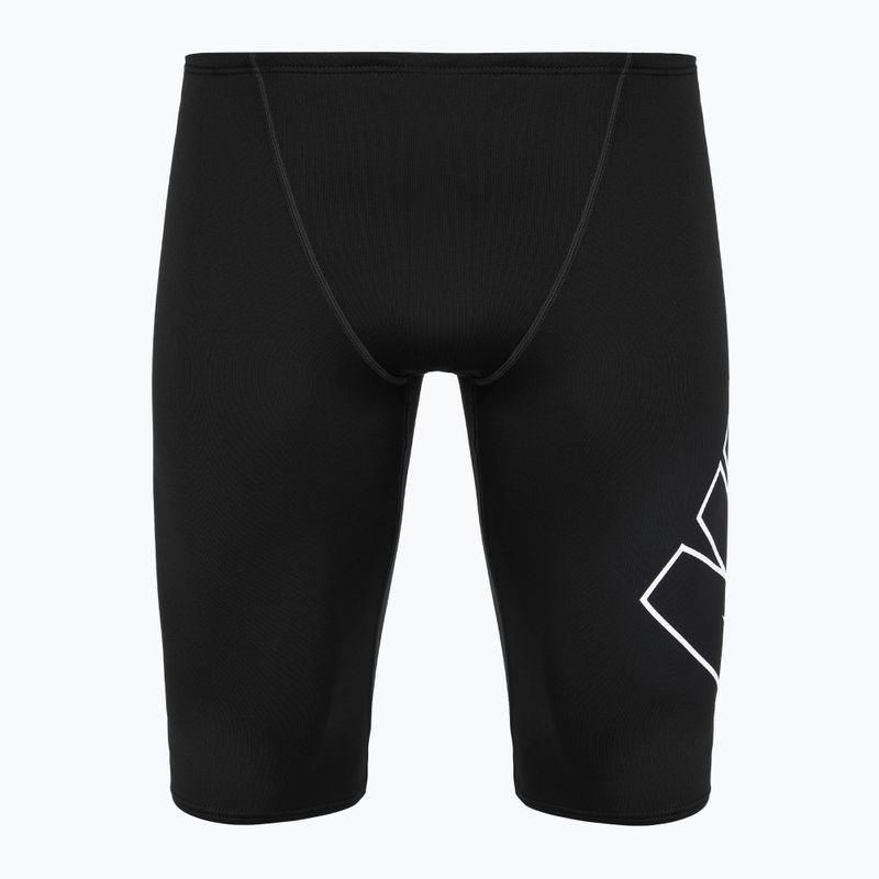 Maglia da nuoto Nike Hydrastrong da uomo, nero