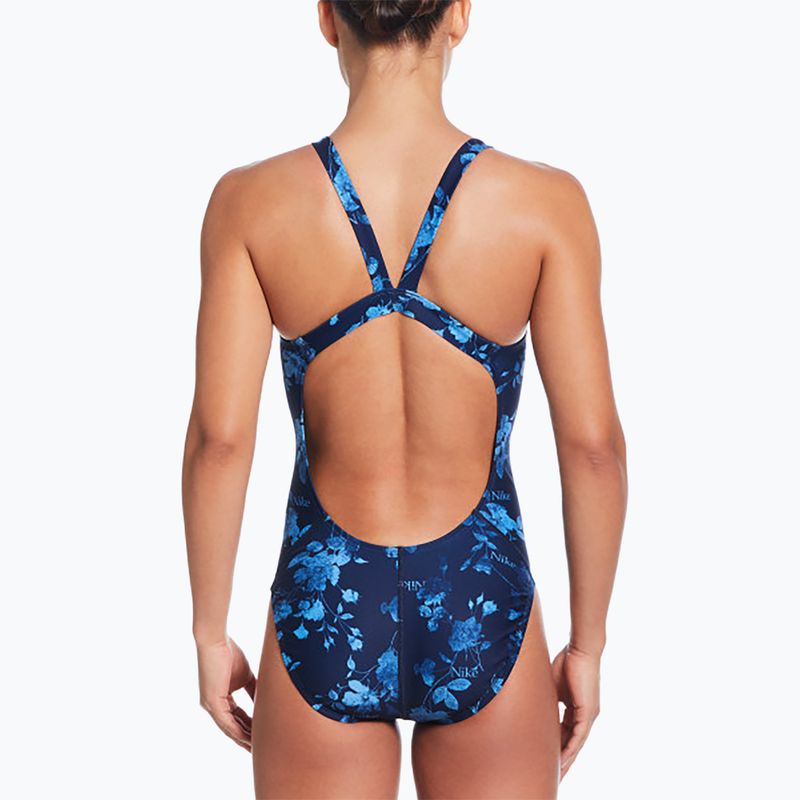 Costume intero Nike Hydrastrong Fastback donna mezzanotte marina 3