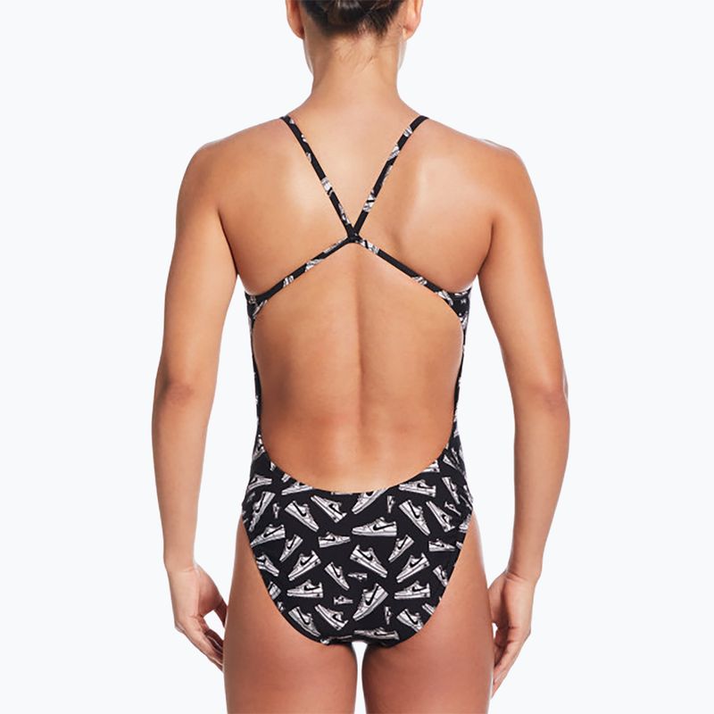 Costume intero da donna Nike Hydrastrong Cutout jet nero 3