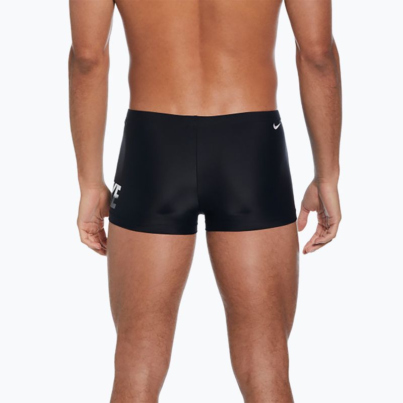 Boxer da nuoto Nike Ocean Merge Uomo gamba quadrata nero 3
