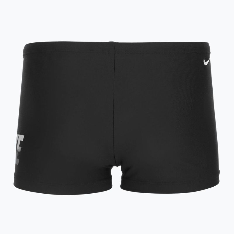Boxer da nuoto Nike Ocean Merge Uomo gamba quadrata nero 2