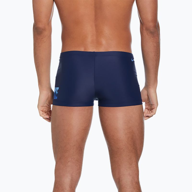 Boxer da nuoto Nike Ocean Merge Uomo a gamba quadrata, mezzanotte marina 3