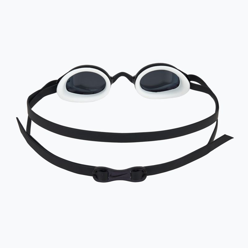 Occhialini da nuoto Nike Legacy Comfort Mirrored grigio fumo scuro 4