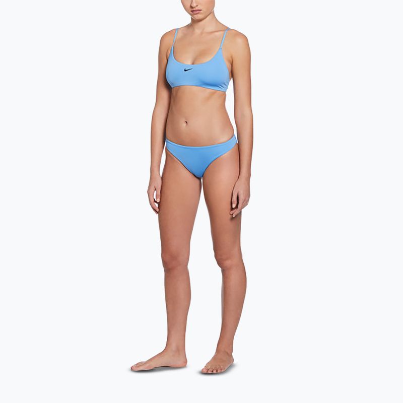 Costume da bagno due pezzi donna Nike Essential Bralette Bikini blu università 2