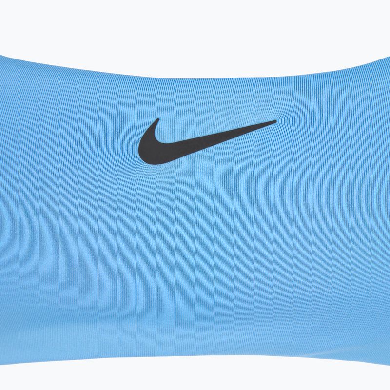 Costume da bagno due pezzi donna Nike Essential Bralette Bikini blu università 5