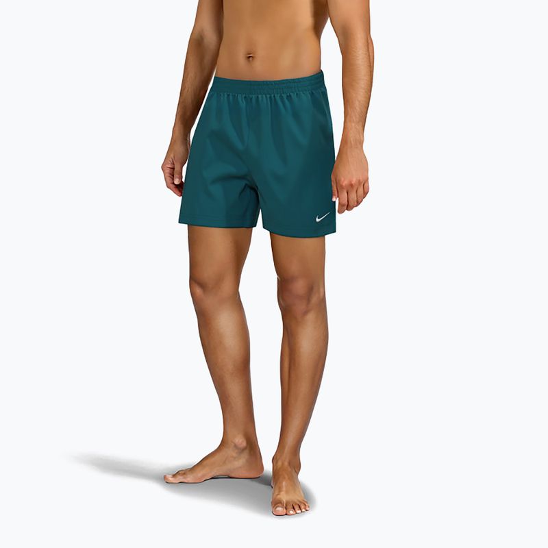 Pantaloncini da bagno uomo Nike Essential 5" Volley Green Abyss