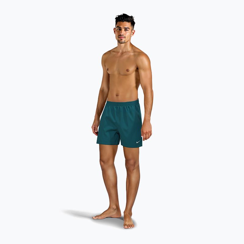 Pantaloncini da bagno uomo Nike Essential 5" Volley Green Abyss 2