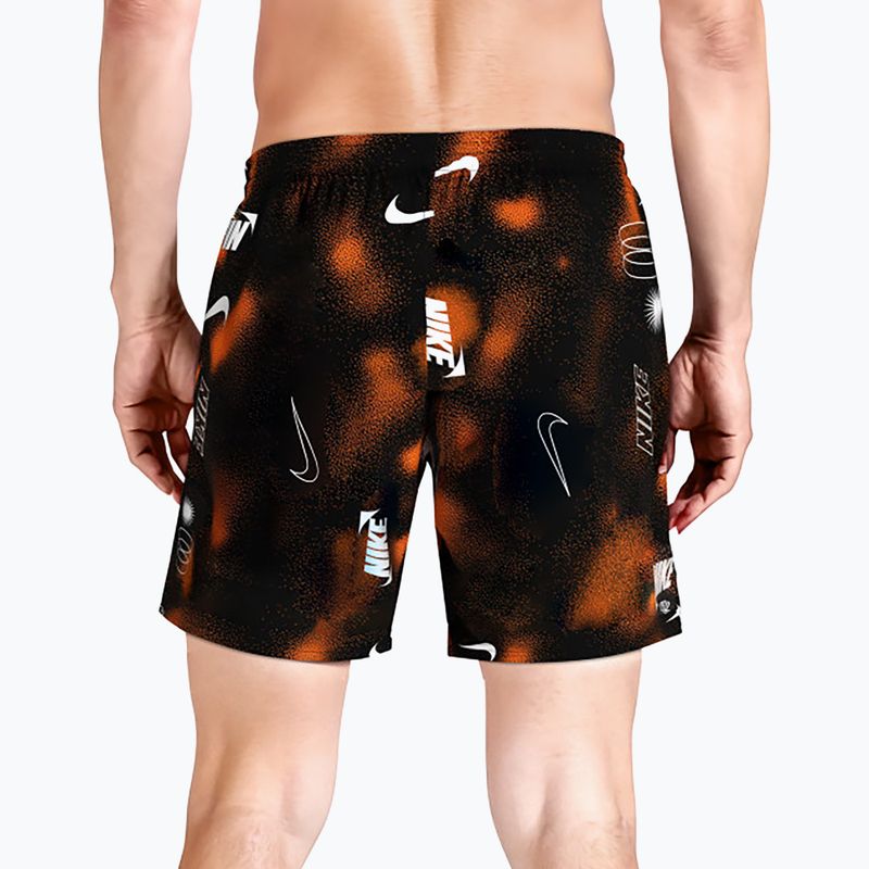 Pantaloncini da bagno uomo Nike Multi Print 7" Volley black 3