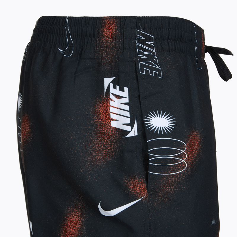 Pantaloncini da bagno uomo Nike Multi Print 7" Volley black 4